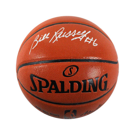 Bill Russell Signed Basketball