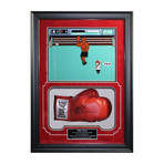 Signed Glove + Punch Out!! Print // Mike Tyson