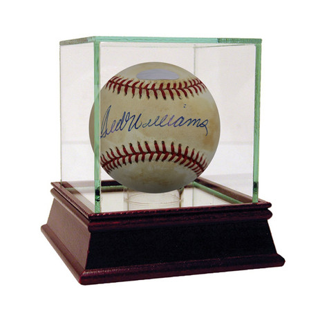 Ted Williams Signed OAL Baseball