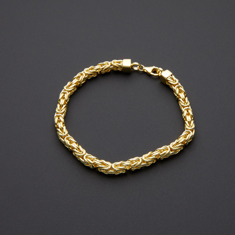 Gold Plated Byzantine Bracelet