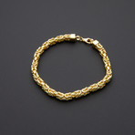 Gold Plated Byzantine Bracelet