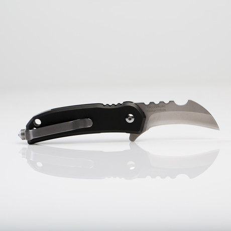 Black Panther Titanium Knife // Black