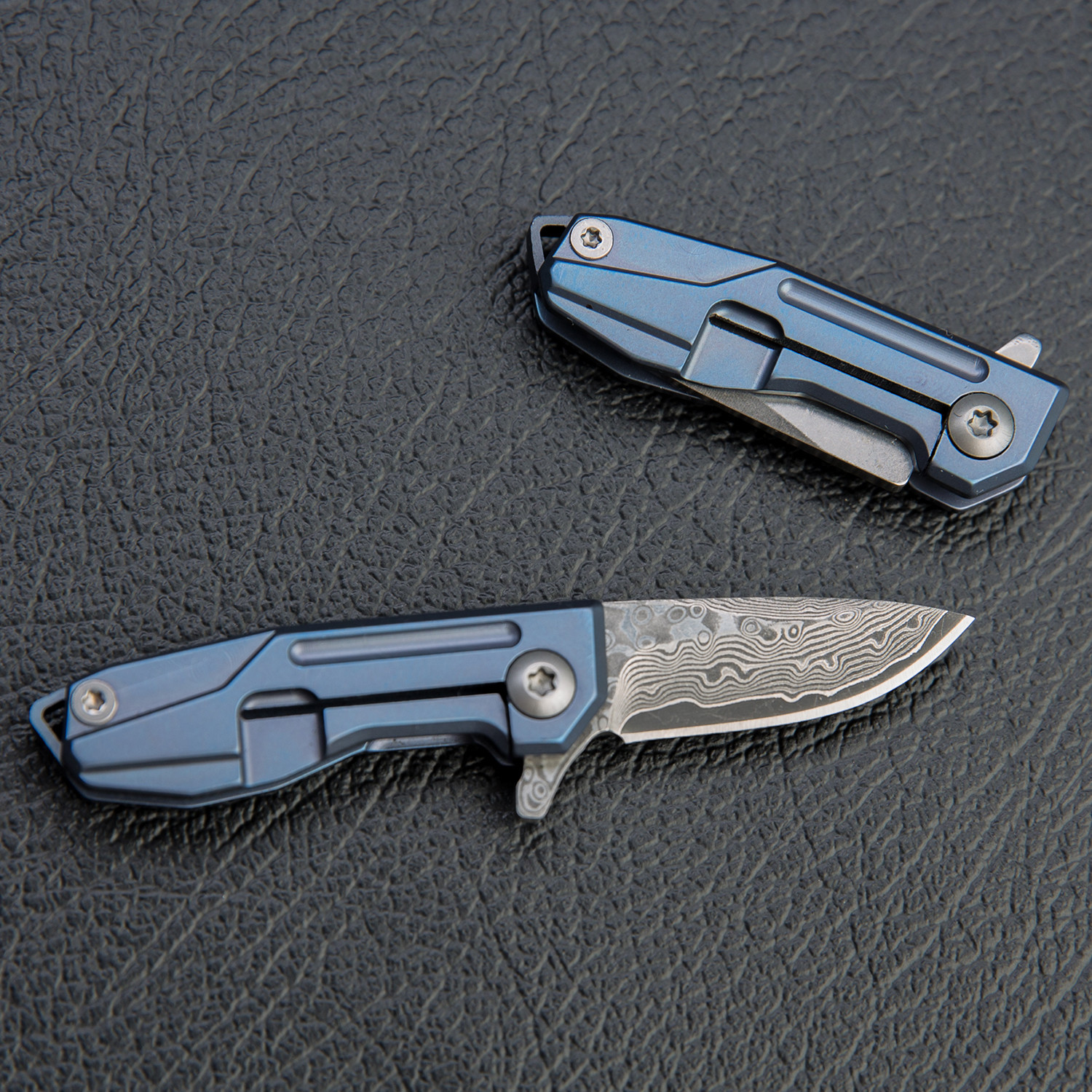 Ultra Nano Blade Damascus // Blue - SMRT - Touch of Modern