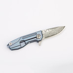 Ultra Nano Blade Damascus // Blue