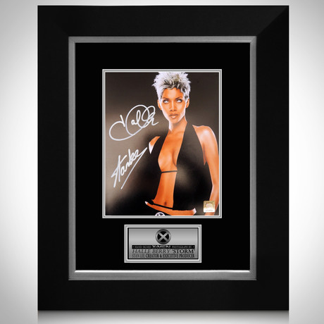 Storm // Halle Berry + Stan Lee Signed Photo // Custom Frame