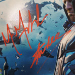 Magneto // Michael Fassbender + Stan Lee Signed Photo // Custom Frame