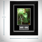 Green Lantern // Ryan Reynolds Signed Photo // Custom Frame