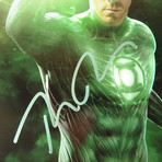 Green Lantern // Ryan Reynolds Signed Photo // Custom Frame