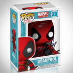 Deadpool Sword Funko Pop // Signed Stan Lee