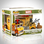 Deadpool Chimichanga Funko Pop Rides // Stan Lee Signed