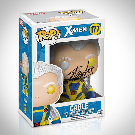 Cable Funko Pop // Stan Lee Signed