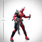 Deadpool // Stan Lee + Ryan Reynolds + Josh Brolin Signed // 1/4 Scale Premium Format Limited Edition Statue