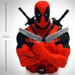 Deadpool // Signed Stan Lee // Bust Bank Limited Edition Statue