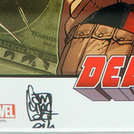 Deadpool Money // Giuseppe Camuncoli Signed Artwork // Custom Frame