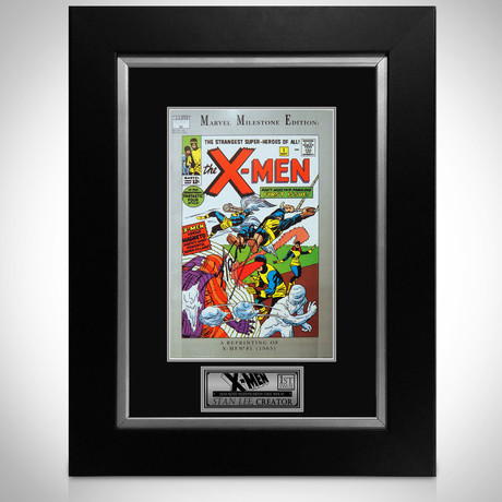X-Men #1 Milestone Edition // Stan Lee Signed Comic // Custom Frame