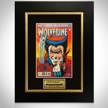 Wolverine #1 // Stan Lee Signed Comic // Custom Frame