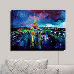 Illuminated Wall Art // Aja Ann // Parisian Night Eiffel (20"W x 16"H x 3.25"D)