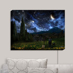 Illuminated Wall Art // Alex Ruiz // Starry Night (20"W x 16"H x 3.25"D)