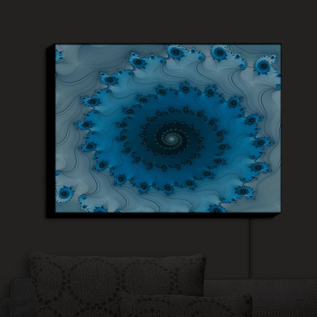 Illuminated Wall Art // Christy Leigh // Etheral Infinity (20"W x 16"H x 3.25"D)