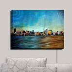 Illuminated Wall Art // Corina Bakke // Chicago Skyline (20"W x 16"H x 3.25"D)