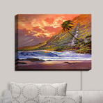 Illuminated Wall Art // David Lloyd Glover // Dawn in Oahu (20"W x 16"H x 3.25"D)