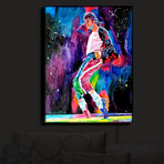 Illuminated Wall Art // David Lloyd Glover // Michael Jackson Dance (20"W x 16"H x 3.25"D)