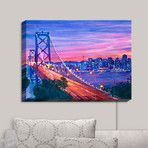 Illuminated Wall Art // David Lloyd Glover // San Francisco Nights (20"W x 16"H x 3.25"D)