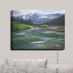 Illuminated Wall Art // Hooshang Khorasani // Maroon Bells Aspen (20"W x 16"H x 3.25"D)