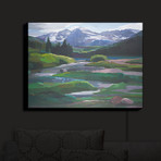 Illuminated Wall Art // Hooshang Khorasani // Maroon Bells Aspen (20"W x 16"H x 3.25"D)