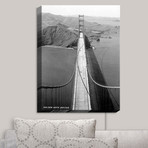 Illuminated Wall Art // Lantern Press // San Francisco Golden Gate Bridge II (20"W x 16"H x 3.25"D)