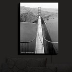 Illuminated Wall Art // Lantern Press // San Francisco Golden Gate Bridge II (20"W x 16"H x 3.25"D)