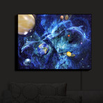 Illuminated Wall Art // Mark Watts // Symphony of Space (20"W x 16"H x 3.25"D)