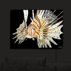 Illuminated Wall Art // Marley Ungaro's Deep Sea Life // Lion Fish (20"W x 16"H x 3.25"D)