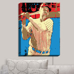 Illuminated Wall Art // Ty Jeter // Babe Ruth (20"W x 16"H x 3.25"D)