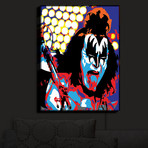 Illuminated Wall Art // Ty Jeter // Gene Simmons (20"W x 16"H x 3.25"D)