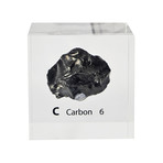 Lucite Cube // Carbon