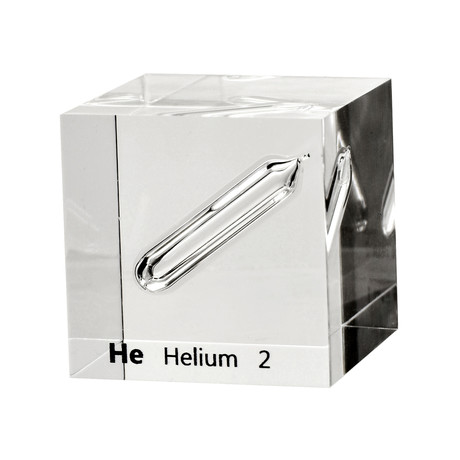 Lucite Cube // Helium
