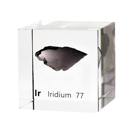 Lucite Cube // Iridium