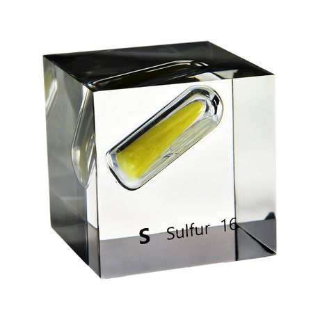 Lucite Cube // Sulfur