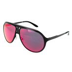 Carrera // 100 Sunglasses // Black + Red