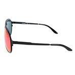 Carrera // 100 Sunglasses // Black + Red
