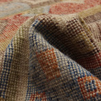 Kozak // Dark Copper + Light Khaki Wool (2'6"L x 10'W)