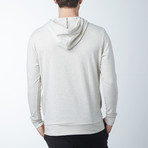 Westend Hooded Quarter Zip Pullover // Cream (XL)