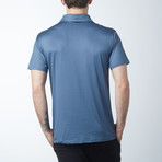 Ace Fitness Tech Polo // Textured Blue (L)