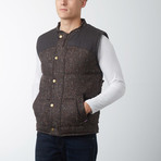 Halcombe Tweed Gilet // Brown (S)