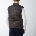 Halcombe Tweed Gilet // Brown (S)