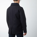 Bampton Wool Coat // Navy (2XL)