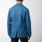 Pentile Wool Jacket // Petrol (M)