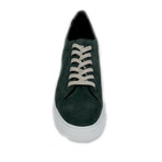 Reprise // Suede Laced Slip On Sneaker // Green (Euro: 45)