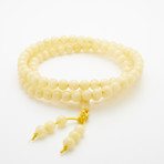 Jean Claude Jewelry // Spiritual Resin Bead Multi-Wrap Bracelet // Yellow